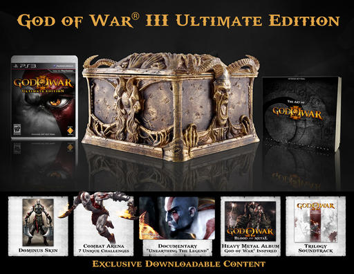 God of War III - Sony анонсировала God of War III Ultimate Edition 